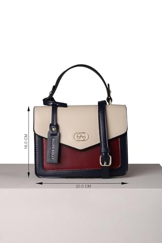 Image of Allen Solly Women's Mini Crossbody Sling Bag | Premium PU Leather | Structured Shape | Everyday Comfort | Office & Work