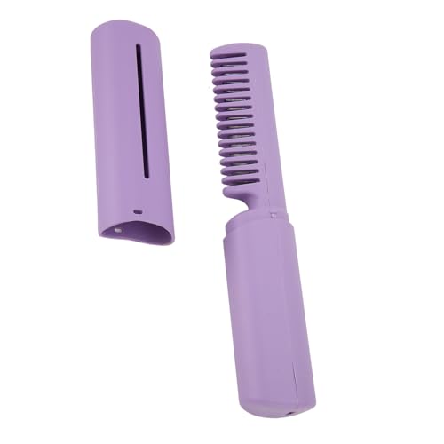 Mini cepillo alisador portátil ergonómico violeta miniatura 3