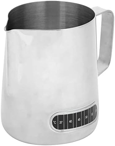 Gravy Boat Set Milk Froth Pot, Barista with Handmade Cream Latte, Stainless Steel Espresso Milk Froth Pot, Milk Pot 600ml Gravy Bowl
