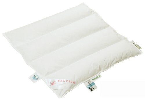 ARO Artländer 9043480 Air fresh light summer Baby Baltica Kanal, weiße Baltische Gänsedaune, Klasse 1, 90% Daunen, waschbar 60°, Größe 80 x 80 cm Cover