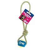 My Pet & Me - Dog Rope Toy with Tennis Ball - Interactive Fetch, Tug, and Chew Toy for Dogs and Puppies - Ideal for Dog Chew Toy for Playful Chewers, Rope Ball Toy for All Breeds