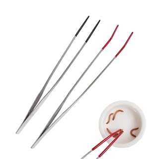 Jinymral lot de 2 pinces d’alimentation inox, 28,5 cm