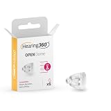 Hearing360 6 Cupole Dome OPEN miniFit Compatibili Oticon, Bernafon, Philips e Maico – Cupoline in Silicone per Apparecchi Acustici (6 mm)