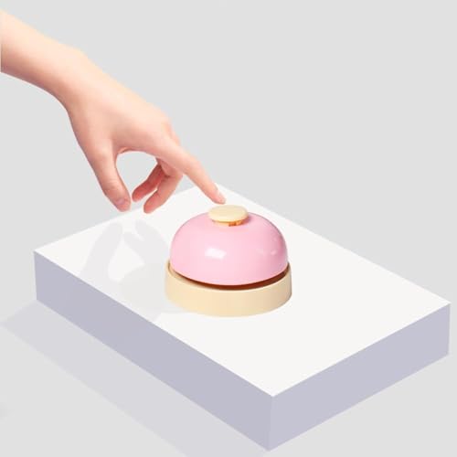 RODISHOMM 3 Stück Serviceklingel Set – Tischglocke für Empfang, Haustiere, Hotel & Küche – Ideal für Restaurant, Bar und Zuhause