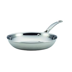 Symphonia Prima Stainless Steel Frying Pan / Fry Pan / Stainless Steel Skillet – 10.25 Inch, Silver