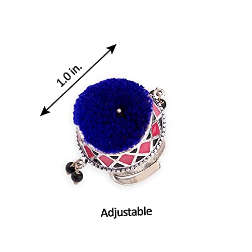 Kalbelia Enameled Statement Ring