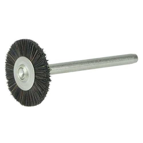 Image of Weiler 26041 3 /4 inch Miniature Wheel, Stiff Hair Fill, 3 /32 inch Stem, Made in the USA (Pack of 144)