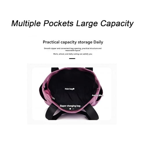 Zcjeaneviln Bag Waterproof, 2025 Large Capacity Waterproof Multi Pocket Nylon Shoulder Bag for Travel4