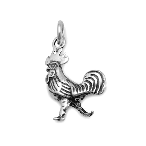 Collier coq argent anti-noircissement, fini les allergies avec ce bijou femme en argent 925