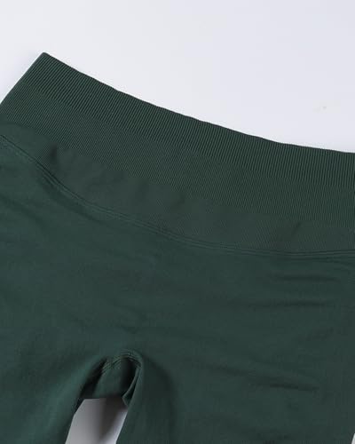 Image of AUROLA Influence Workout Shorts for Women,2.5 3.5 4.5 5.5 6.5 No Roll Up Squat Proof Scrunch Seamless Compression Gym Short