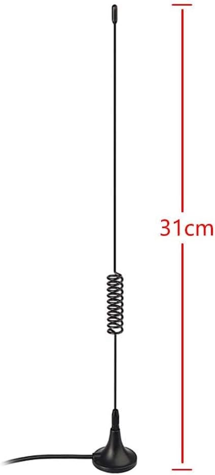 Bingfu Magnetic Base Wireless Microphone Receiver Antenna UHF 400MHz-960MHz BNC Male Antenna (2-Pack) for Wireless Microphone System Mic Receiver Remote Digital Audio Tuner UHF Ham Radio