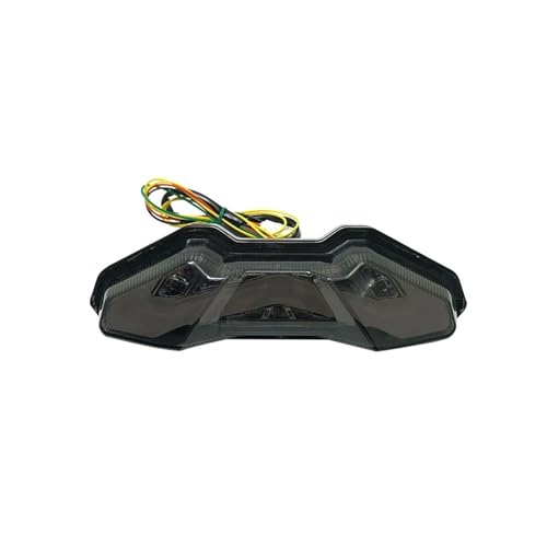 Clignotant intégré moto FZ09 avec feu stop LED puissant et lentille fumée