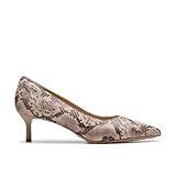 Salones Mujer Clarks Adela Court Lea Animal Print Grysnake Talla 37.5