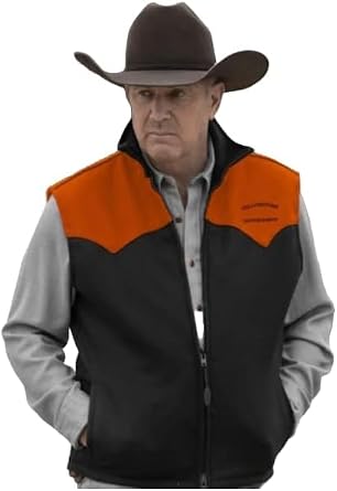 Famous TV Series Yellowstone John Dutton Cowboy Rip Wheeler Kevin Costner John Dutton Yellowstone Vest Jacket