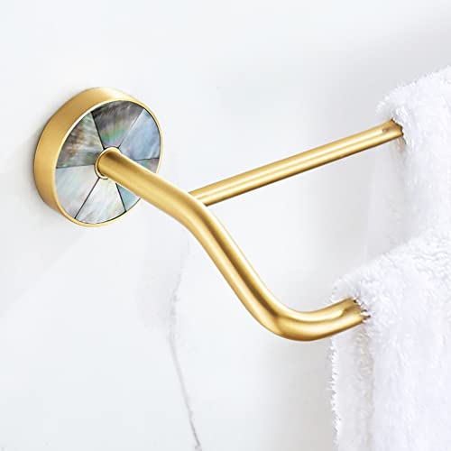 Toallero de cobre doble de 50cm para un baño elegante de diseño premium 4