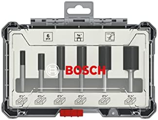 Bosch Professional 15 pcs. Mixed Router Bit Set (for Wood, Ø 8 mm Shank, Accessory Router)