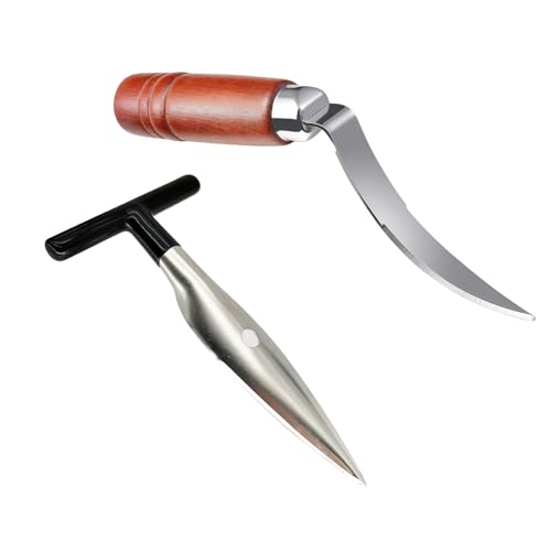 2 Pcs Coconut Opener Tool Set Stainless Steel Coconut Puncher