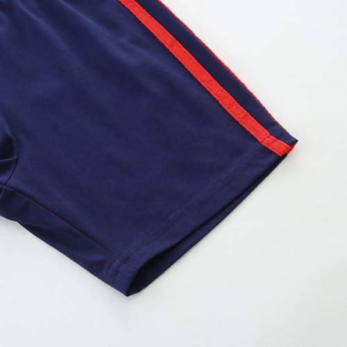 Image of Toddler Boy Clothes Cartoon Cotton Summer Short Sleeve T-Shirt and Shorts Kids Outfit Set 2-7 Year