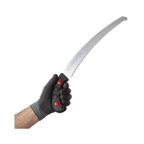 SILKY 270-33 Zubat Professional Series Curved Blade Hand Saw with Scabbard, 330mm/13 inch Curved Blade, 1.5mm Blade Thickness – Pack of 5