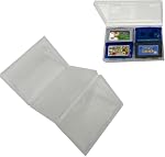 4in1 Storage Box Protective Case for GameBoy GBA GBASP Game Cartridge Card (Transparent)