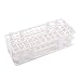 Produktbild Kunststoff Reagenzglas Gestell Abnehmbar 3 Schichten Labor Lagerung Ständerhalter für 16 mm Durchmesser Rohre 60 Rohre Kapazität Einfach zu montieren / zu zerlegen MEHRWEG VERPACKUNG
