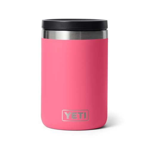 Image of YETI Rambler 16 oz Food Jar, Vacuum Insulated, Stainless Steel, With Airtight Lid, Tropical Pink