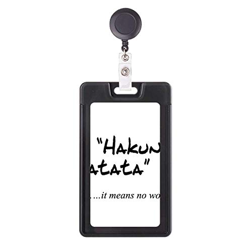 Étui rétractable pour badge No worries avec cordon en nylon résistant