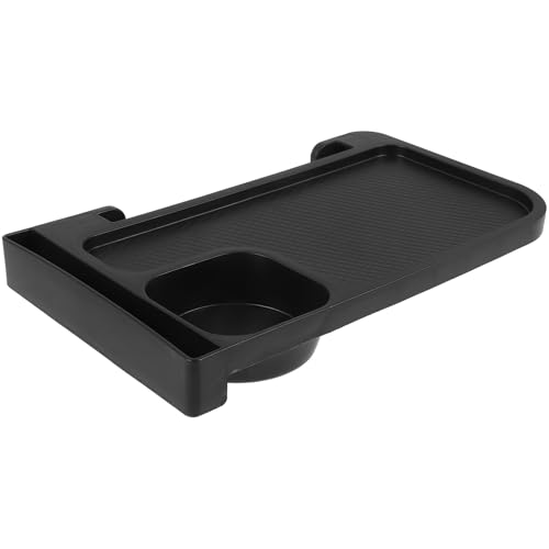 Toddmomy Soporte Lateral Portátil para Silla con Bandeja y Portavasos de Abs Resistente Diseño Antideslizante para Tumbonas Plegables Sillas de Playa y Sillones Salón Bandeja Multifunción
