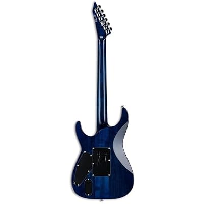 ESP LTD MH-1000 QM Electric Guitar - Black Ocean