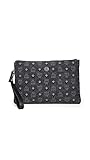 MCM Women's Portuna Medium Pouch, Dark Grey, One Size