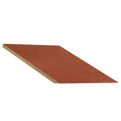 In-Line Sloping Hood Filler Size: 6.63" H x 15" W x 20" D, Color: Cherry