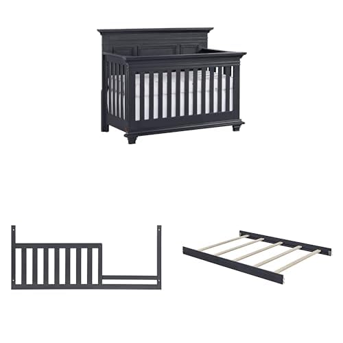 Oxford Baby 3 PC Nursery Set Weston 4in1 Convertible Crib
