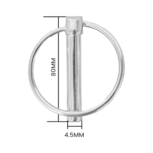 Bricoferr Sicherungsclip 80 x 5,5 x 50 mm (10 Stück)