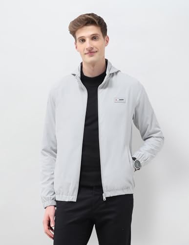 Image of U.S.Polo Association Men's Regular Fit Solid Packable Hood Jacket