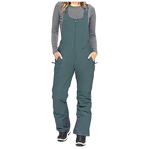 Sblioda Womens Snow Bibs Waterproof Insulated Overalls Snowboarding Ski Snow