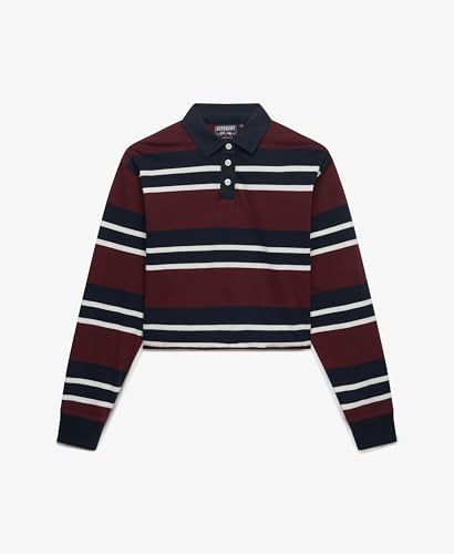 Polo Superdry Haut de rugby à rayures raccourci Athletic Essentials US 10 - vue 7