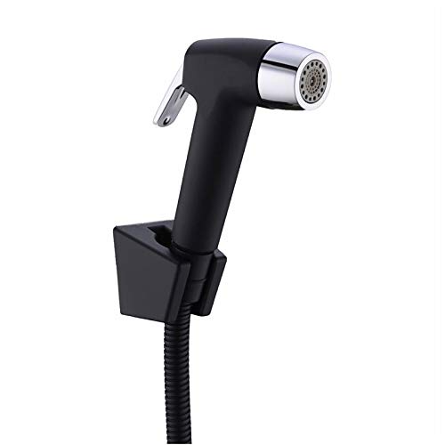 Pulvérisateur WC noir en inox 304 avec flexible robuste Nero