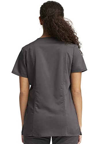 V-Neck Scrubs For Women Workwear Revolution, Soft Stretch, Easy Care Ww620, S, Pewter #TOP3