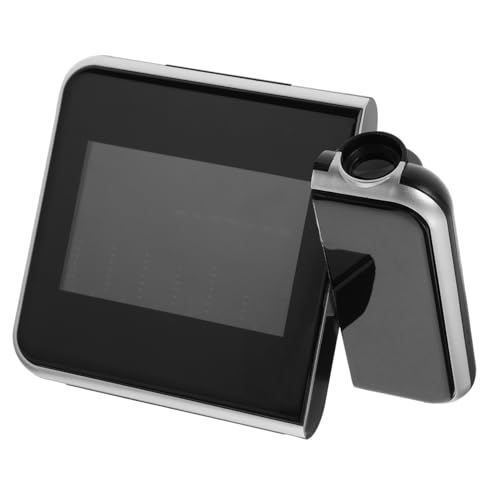 OSOLADY Led Projection Alarm Clock with Display USB Charging Port and Snooze Function Modern Digital Clock for Bedrooms Battery Operated Random Style