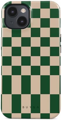 BURGA Unisex Phone Case for iPhone 13 – Dual-Layer Hybrid Design with Shock-Absorbing Silicone & Durable Exterior, Scratch-Resistant Finish and Raised Bezel Edge for Screen Protection & Daily Use
