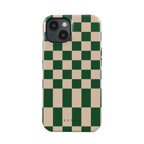 Coque iPhone 15 BURGA hybride double couche antichoc en TPU et PC durable