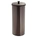 iDesign Plastic Toilet Tissue Holder Stand, The Kent Collection ? Hold 3 Rolls of Toilet Paper, 6.5" x 15.5", Bronze