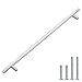 LIZAVO 701-320SN Satin Nickel Cabinet Hardware Solid Euro Style T-bar Handle Pull- 12-5/8