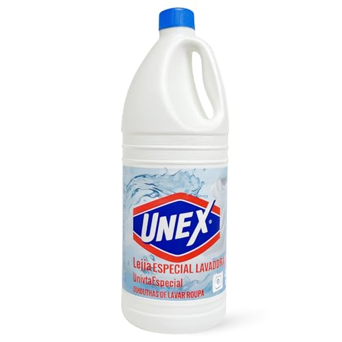 Lejía para Ropa, Blanqueante Neutra Especial Lavadora, Blanquea y protege su ropa, Apto para lavado de ropa blanca o de colores sólidos que no destiñan, 1 botella de 2 Litros