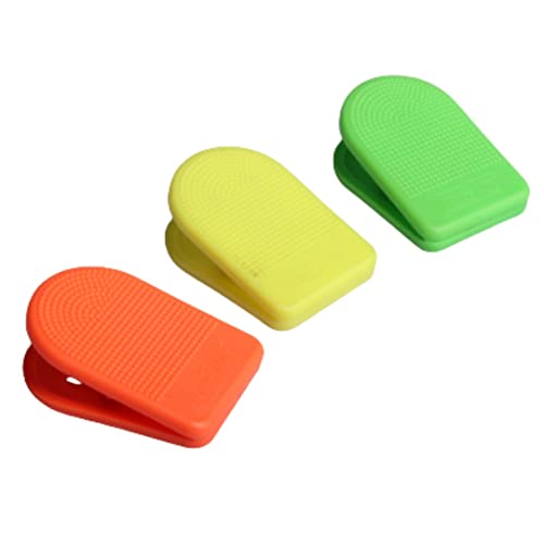 Image of Soni Officemate Paper Clips | Pack of 12 | 5.6 cm x 3.4 cm | Durable & Reusable | Bookmark Clips for Books, Page Holder Clips for Reading, Paper Bookmark Clip for Students, Office & School Use