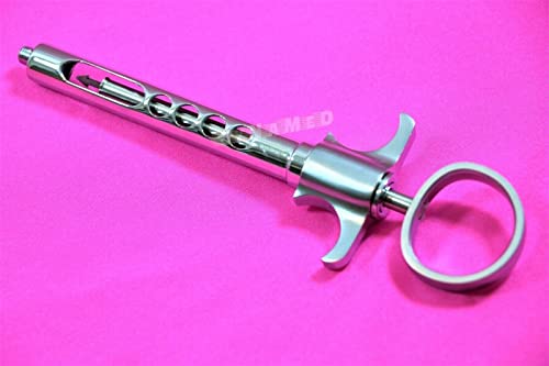 Premium German -Dental Syringe Aspirating 1.8Ml Cartridge Auto Passive Anesthetic Syringe Dental Instrument Self-Aspirating Syringe-Dental Syringe Anesthetic (1 Each) #TOP2