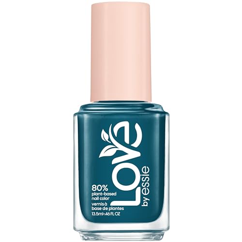essie langanhaltender Nagellack mit cremigem Finish, Kurze Trocknungszeit und weniger Absplitterungen, Vegane Formel, LOVE by essie, Farbe: Nr. 200 doin' my best, TiefgrĂĽn, 1 x 13,5 ml