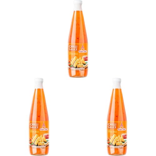 ROYAL THAI - Sauce pimentée pour rouleaux de printemps - 1 X 700 ML (Lot de 3)
