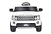 e-Spidko- Land Rover Discovery Macchina elettrica per Bambini con acceleratore e modalità radiocomandata, Porte apribili, clacson ed Effetti sonori, Colore Bianca, 40526