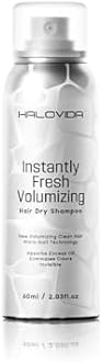 HALOVIDA Instant Fresh Volumizing Invisible Dry Shampoo Travel Size 2.03 fl. oz (60ml) (HAIR DRY SHAMPOO 60ml) (2.03FL)